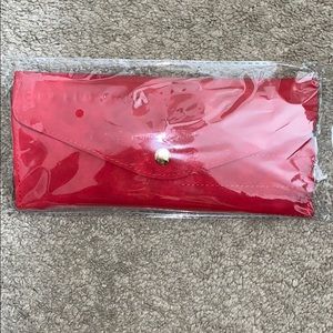 Gold set of makeup brushes